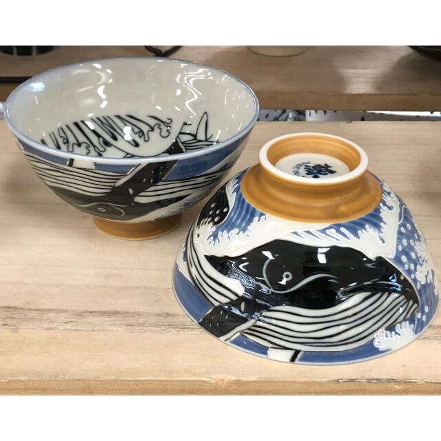 【預訂】日本製 日出之鯨 飯碗