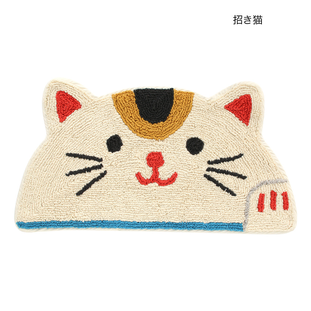 【預訂】印度製 半圓動物地毯 - 貓貓系列