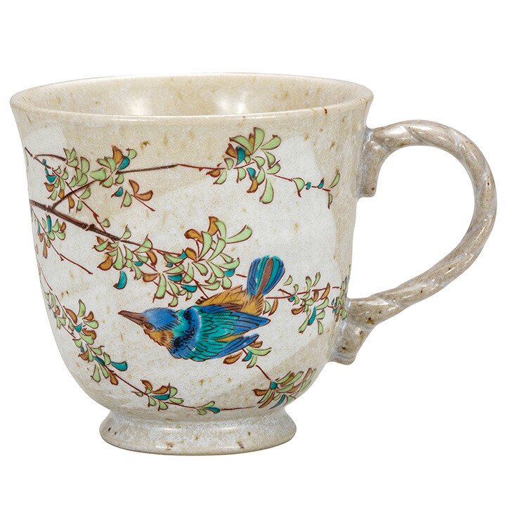 (現貨)日本製 九谷燒峰鳥Mug杯