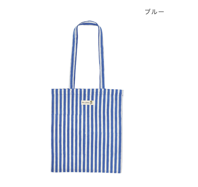 【預訂】日本直送 印度製 條紋印花托特包