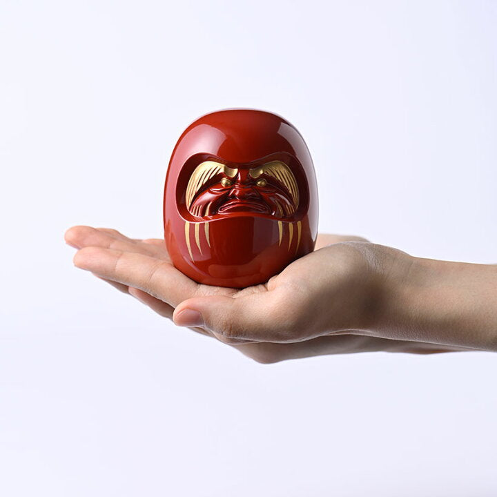 【預訂】日本製 銀雅堂 合金紅色達摩不倒翁
