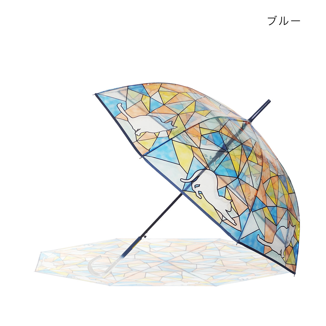 【預訂】日本直送 彩色玻璃貓雨傘