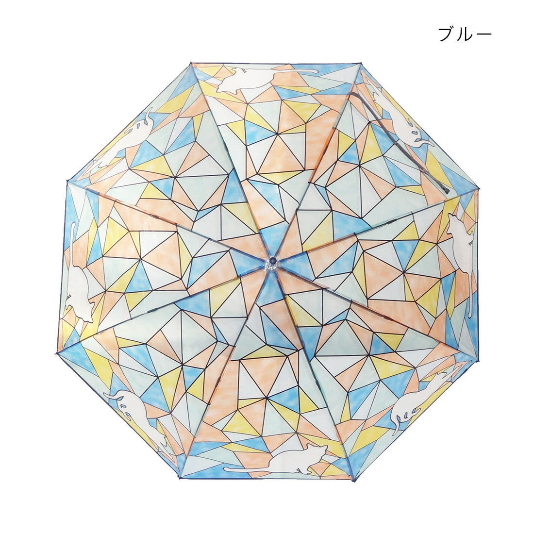 【預訂】日本直送 彩色玻璃貓雨傘
