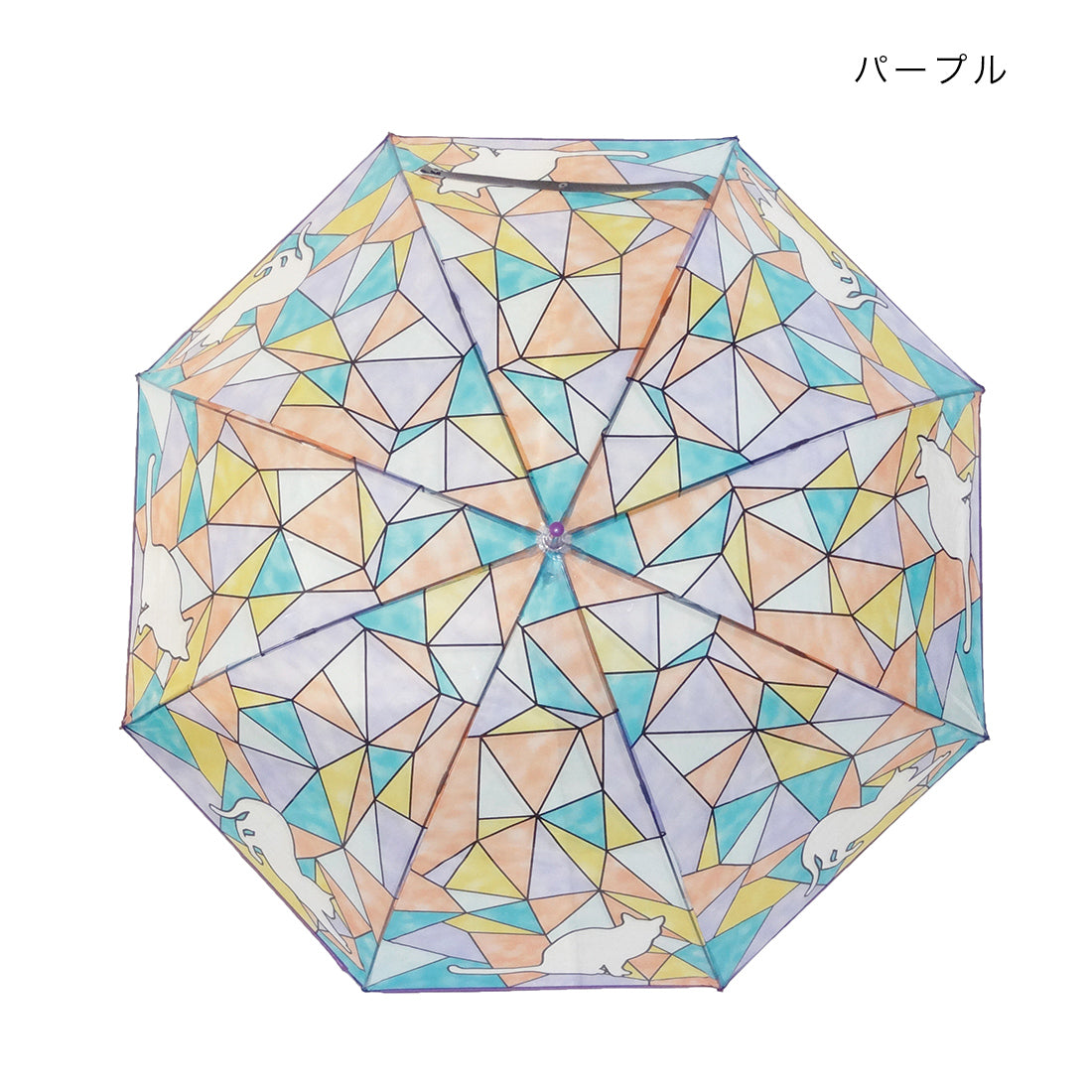 【預訂】日本直送 彩色玻璃貓雨傘