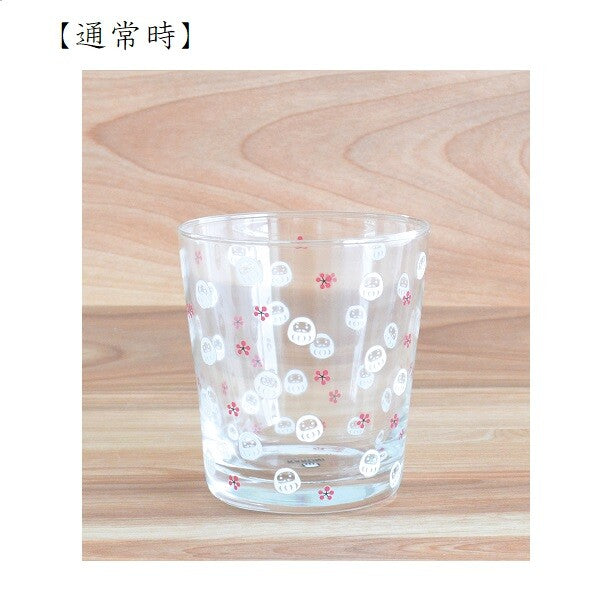 【預訂】日本直送 泰國製達磨冷感變色冰杯