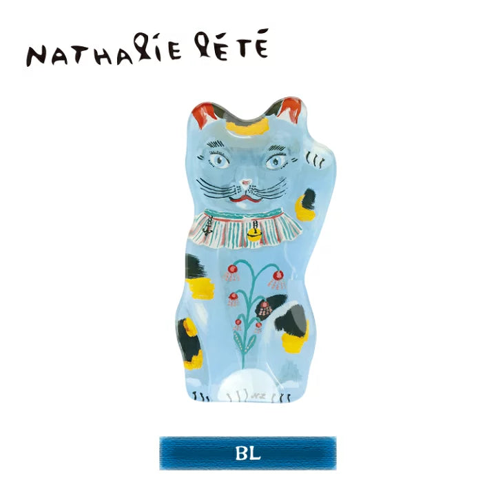 【預訂】日本直送 法國插畫家Nathalie Lete貓玻璃盤