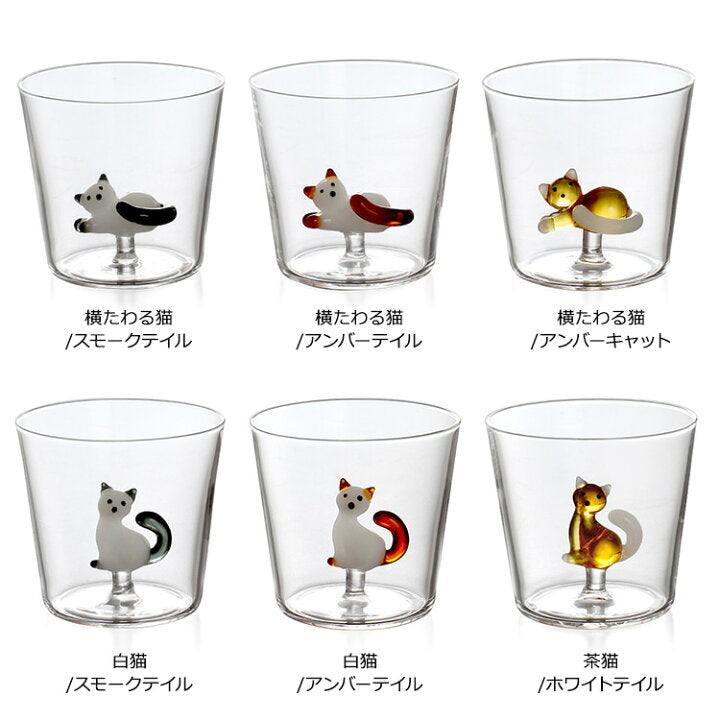 【預訂】日本直送 Ichendorf Milano 貓玻璃杯