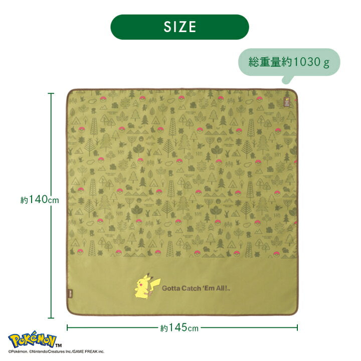 【預訂】日本直送 LOGOS pokemon 30周年野營氈