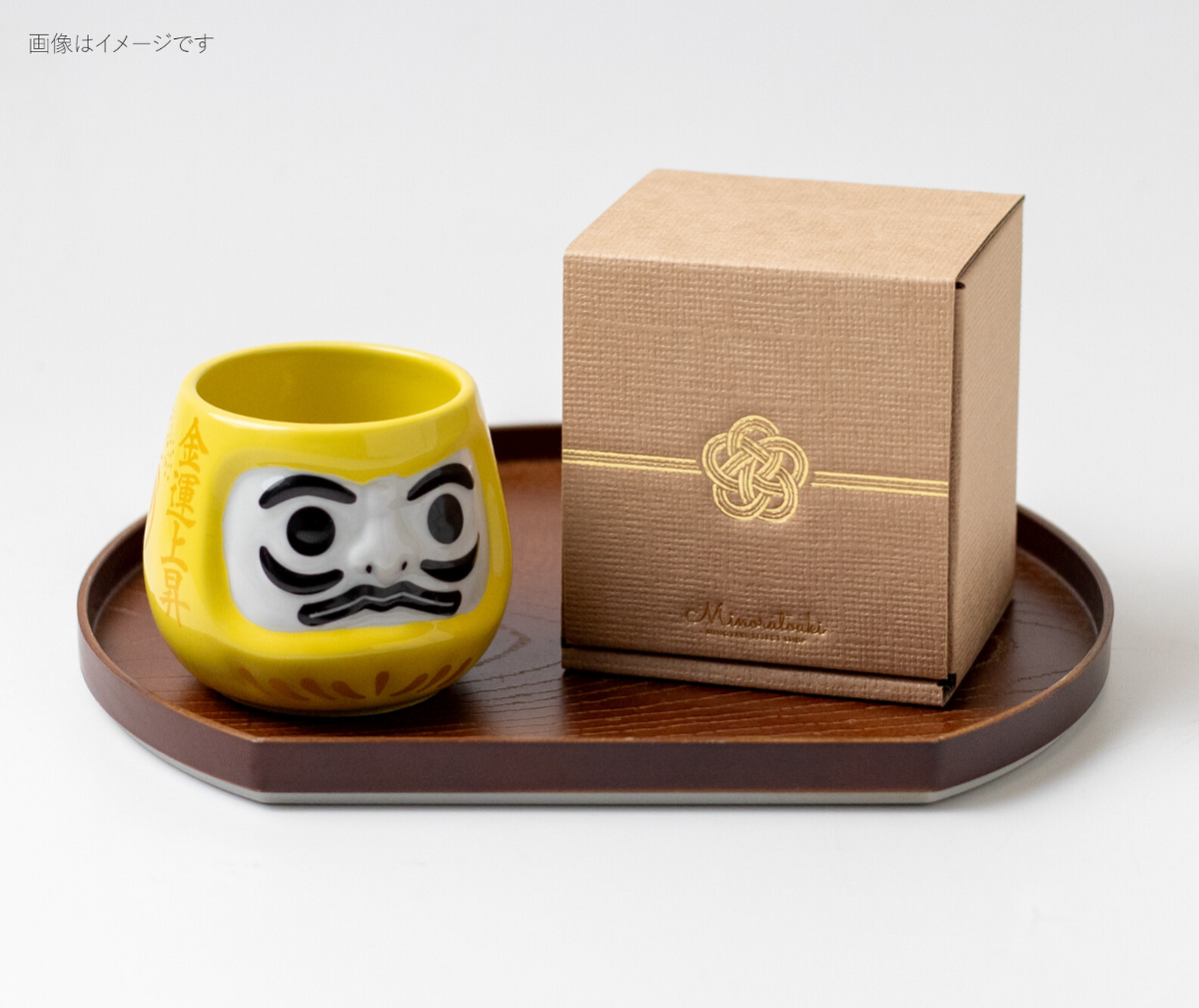 【預訂】日本製 幸運達摩茶杯