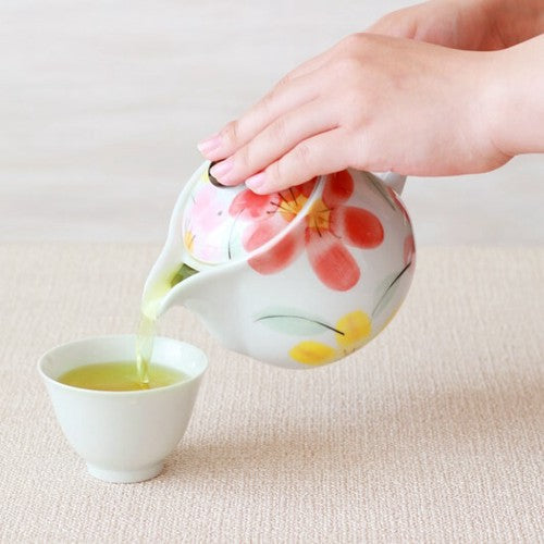 【預訂】日本製 有田燒紅花茶壺