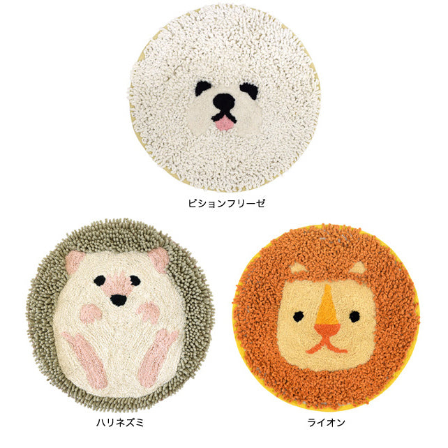 【預訂】印度製 圓形動物地毯