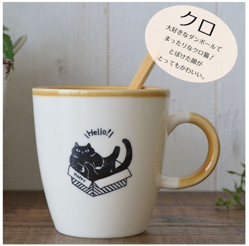 【預訂】日本製 kakuni 貓咪Mug杯