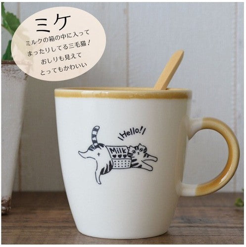 【預訂】日本製 kakuni 貓咪Mug杯
