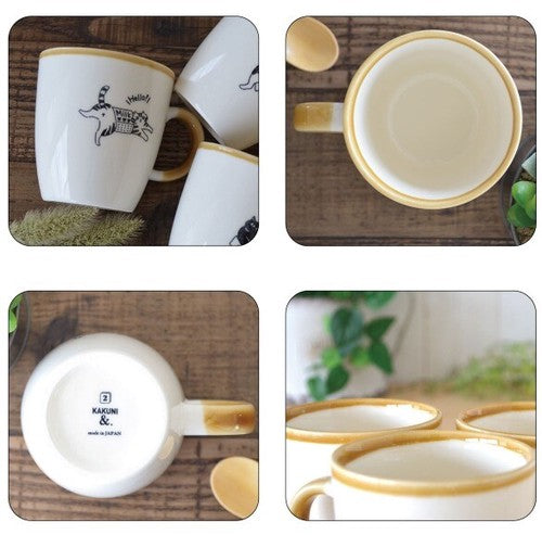 【預訂】日本製 kakuni 貓咪Mug杯