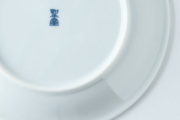 【現貨】日本製 藍花格子蛋糕碟