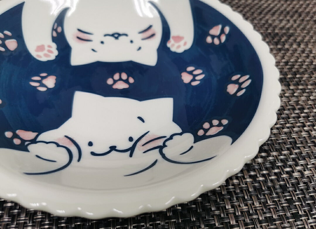 【預訂】日本製 貓咪意粉碟
