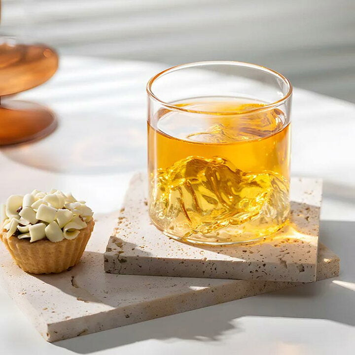 【預訂】日本直送 山脈彩玻璃酒杯