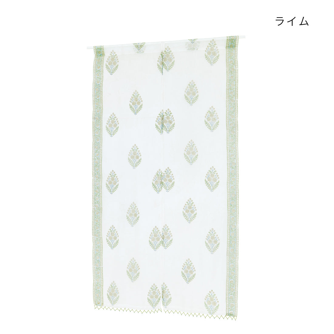 【預訂】印度製 淺色花紋門簾
