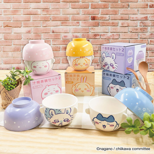 【預訂】日本製 Chiikawa兩用陶瓷套碗