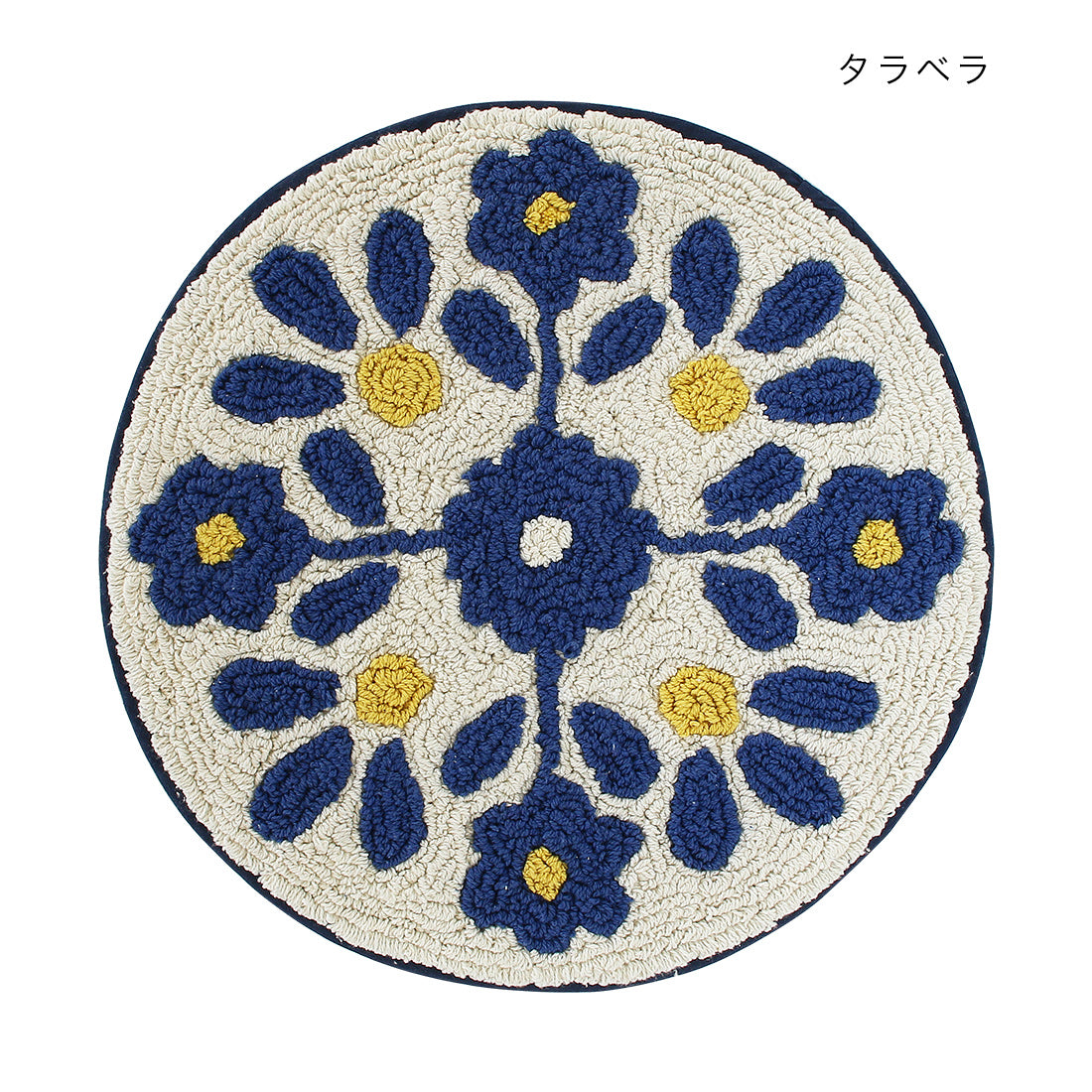 （預訂）印度製 彩色刺繡圓地毯