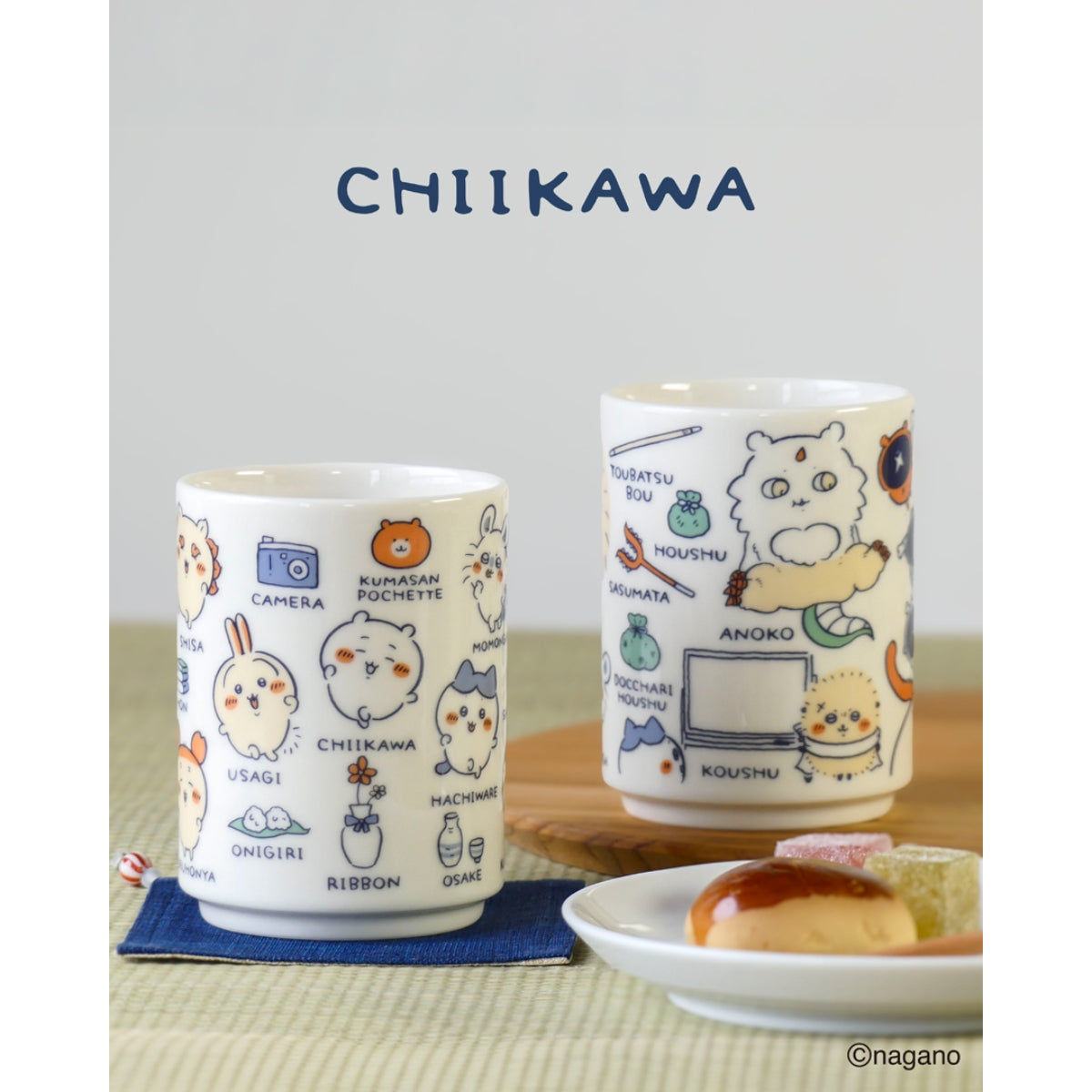【預訂】日本製 Chiikawa熱茶杯-日常使用/討伐
