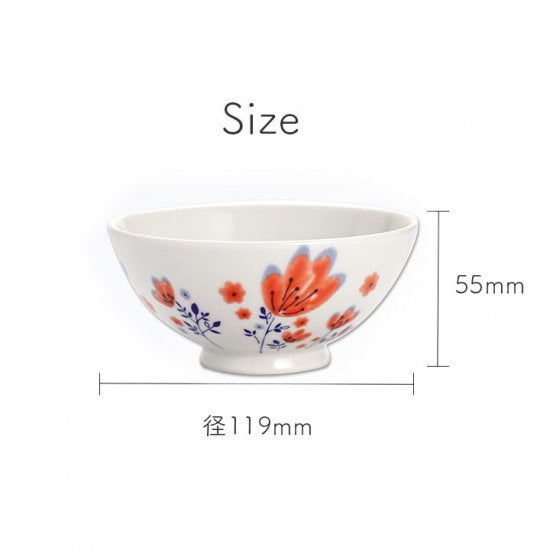 【預訂】日本製 九谷燒春花飯碗⁣
