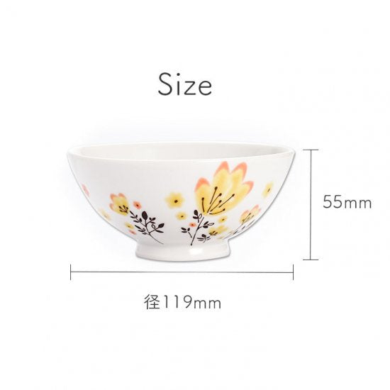 【預訂】日本製 九谷燒春花飯碗⁣