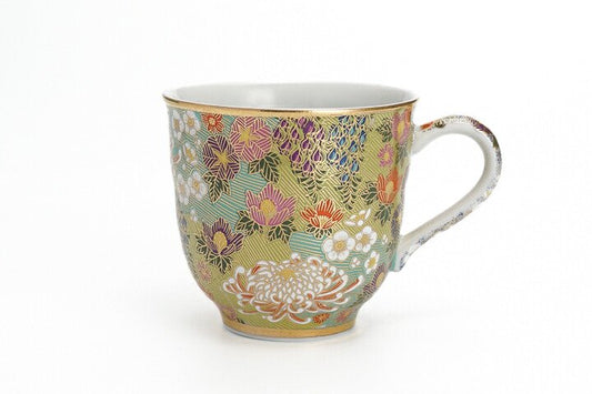 【預訂】日本製 九谷燒⁣上花詰Mug 杯
