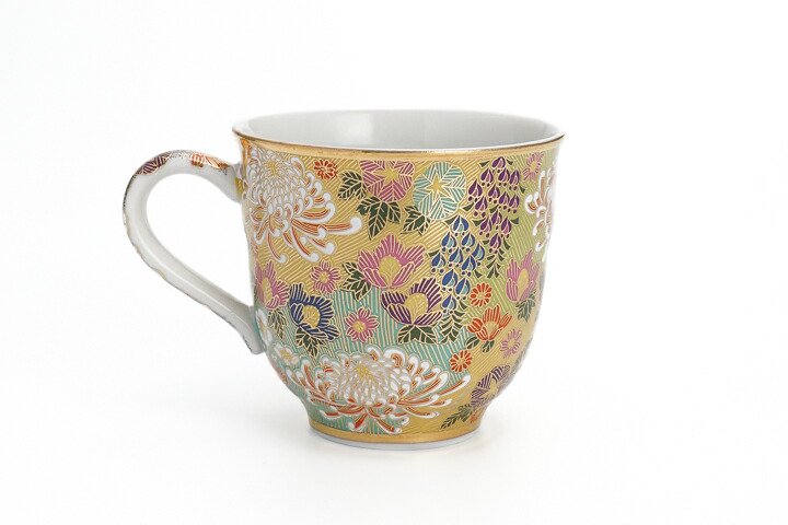 【預訂】日本製 九谷燒⁣上花詰Mug 杯