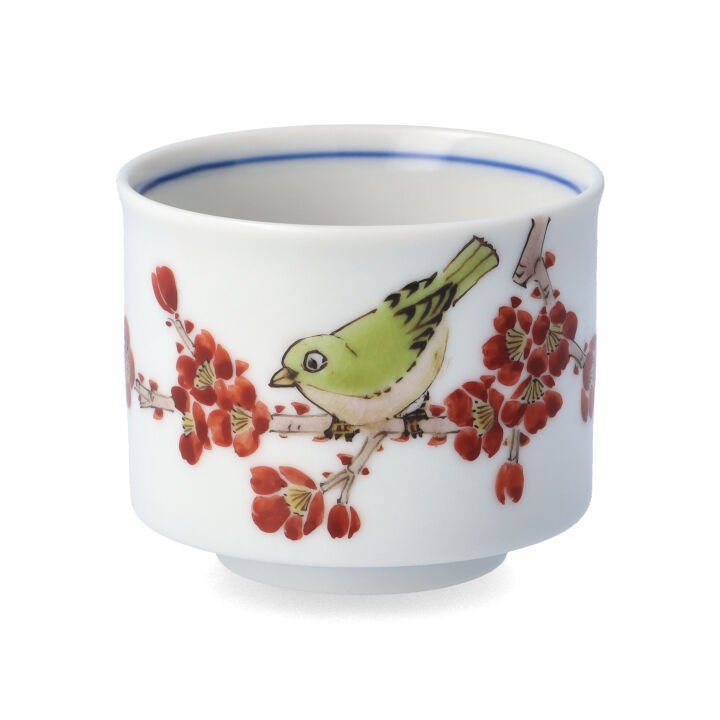 【預訂】日本製 九谷燒⁣野鳥系列清酒杯