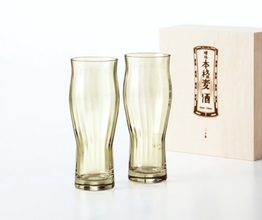 【預訂】日本製 本格麥酒琥珀啤酒杯套裝