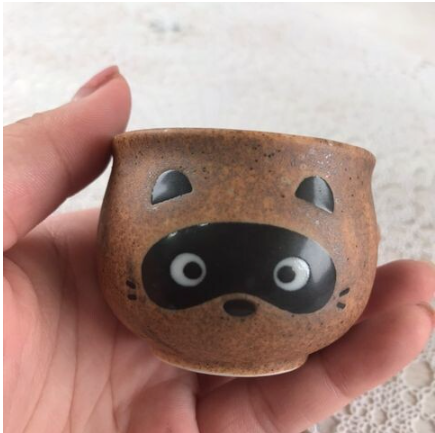 【預訂】日本製 狸貓清酒套裝