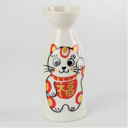 【預訂】日本製 五色招財貓清酒系列