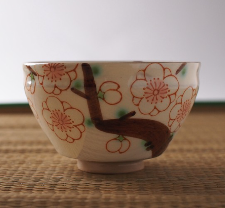 【預訂】日本製 如月梅抹茶碗