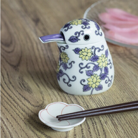 （預訂）日本製 有田燒麻雀醬油瓶