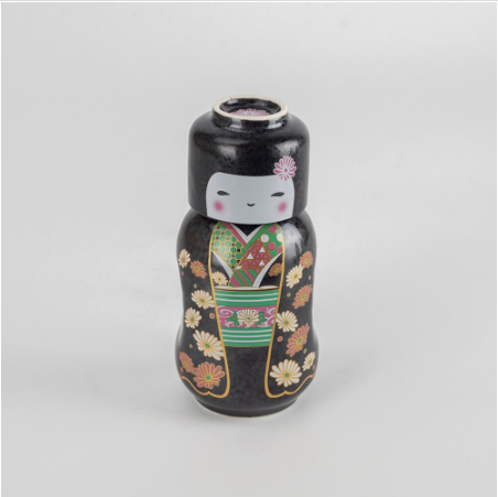 【預訂】日本製 小町和服娃娃清酒套裝