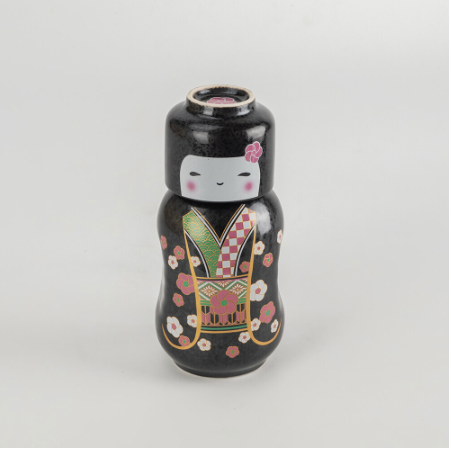【預訂】日本製 小町和服娃娃清酒套裝
