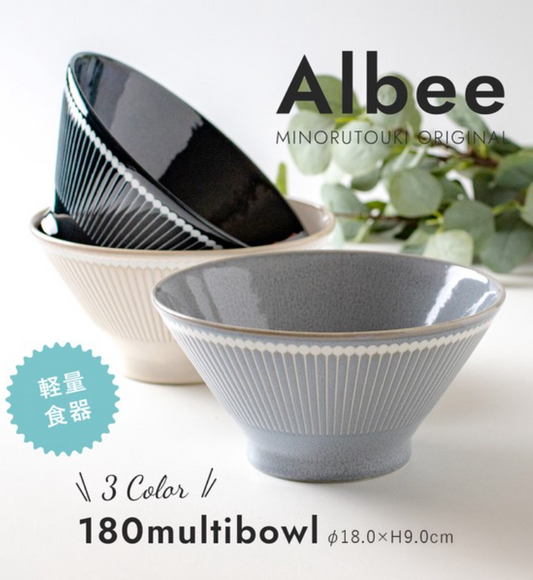 【預訂】日本製 Albee 拉麵碗