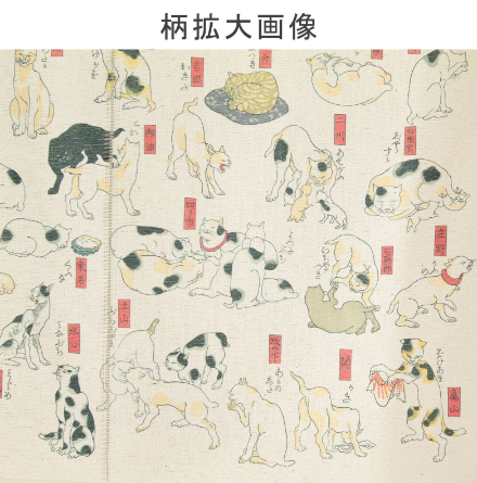 【預訂】日本製 貓浮世繪門簾