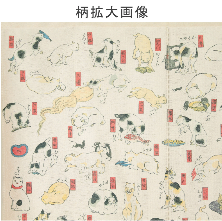 【預訂】日本製 貓浮世繪門簾