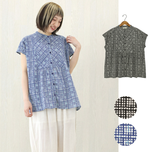 【預訂】日本直送 印度製PORINA格紋女襯衫