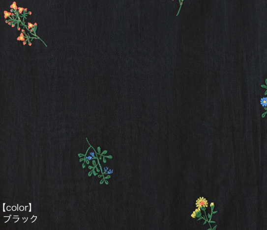 【預訂】日本直送 印度製PORINA花刺繡洋裝