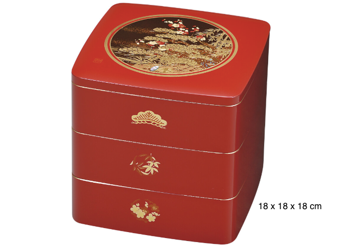 【預訂】日本製 金箔漆賀年全盒