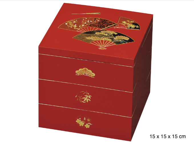 【預訂】日本製 金箔漆賀年全盒