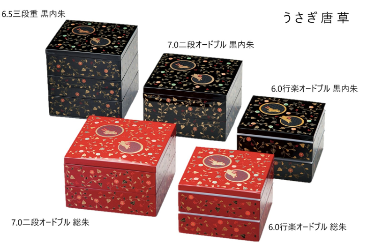 【預訂】日本製 金箔漆賀年全盒
