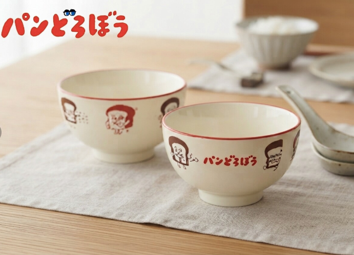 【預訂】日本金正陶瓷 麵包小偷餐具系列