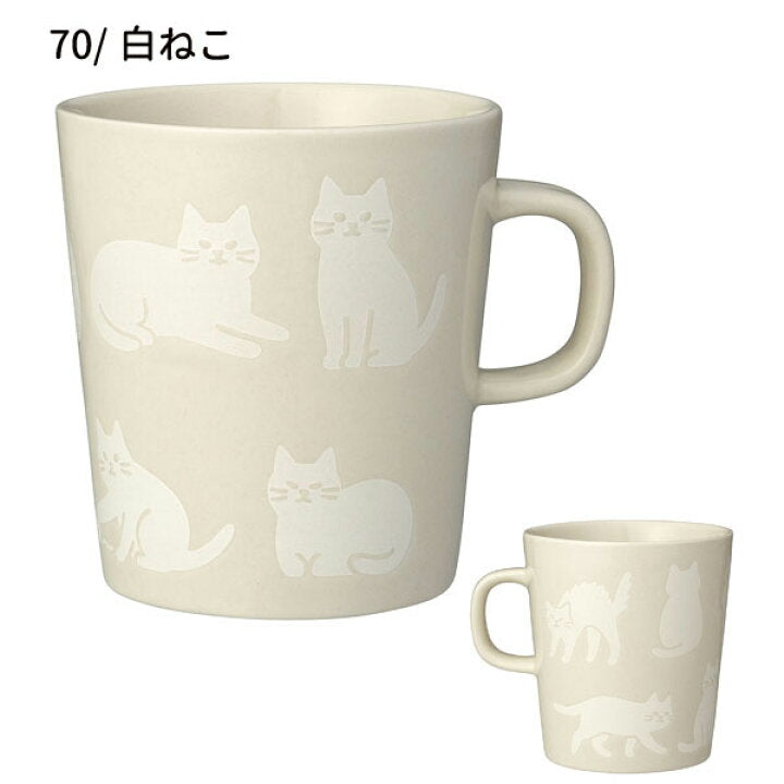 【預訂】日本直送 黑白貓咪杯