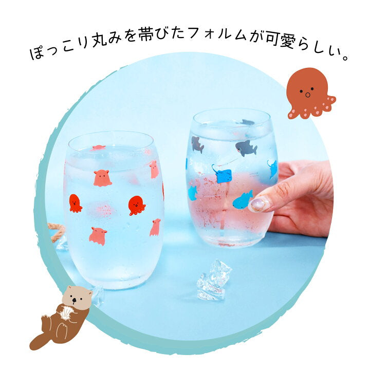 【預訂】日本直送 泰國製 海洋世界玻璃杯