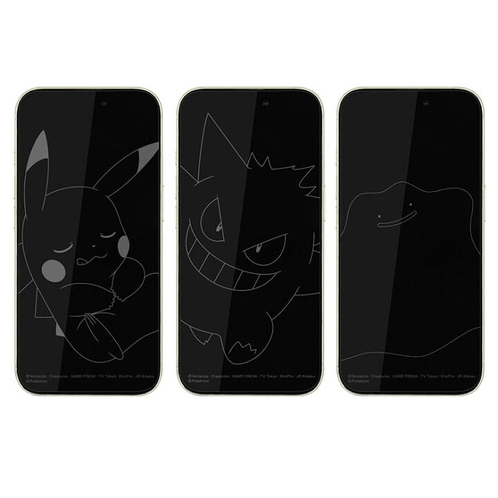 【預訂】日本直送 寶可夢 iPhone 16 強化玻璃螢幕保護貼