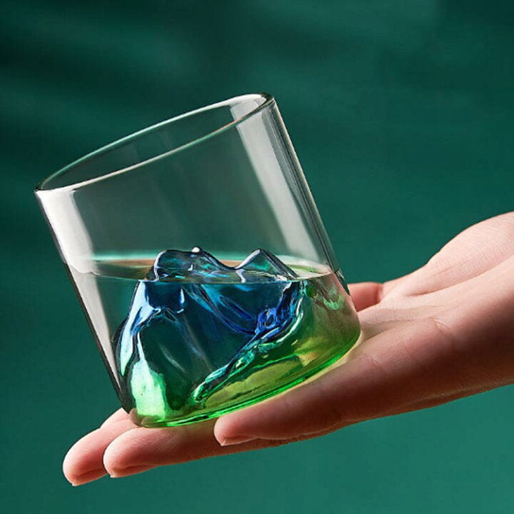 【預訂】日本直送 山脈彩玻璃酒杯